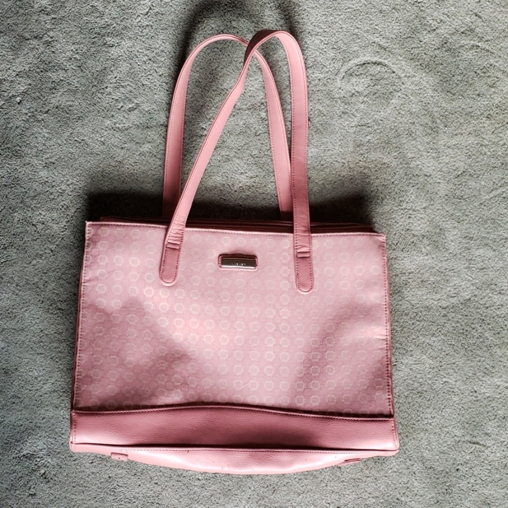 EUC Nine West pink business tote
